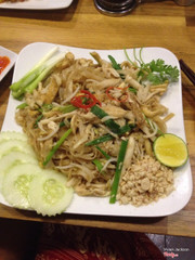 Vegetarian Pad Thai. 