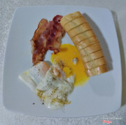 Fried Eggs with Bacon