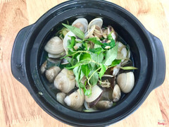 Nghêu hấp sả