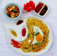 Cơm chiên kim chi trứng ốp la