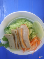 Xôi xanh chả