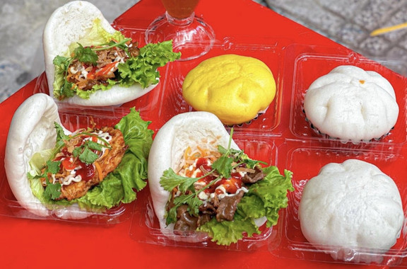 Bánh Bao Kẹp Bò Sốt BBQ & Bánh Bao Tươi - Khánh Toàn