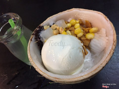 Kem xôi dừa.