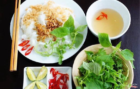 Bánh cuốn chay ruốc tôm