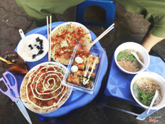 Bánh tráng nướng tráng cuộn và moreeee 100k/2 người