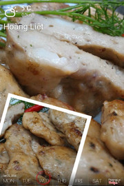 Miếng mực dài, giòn
