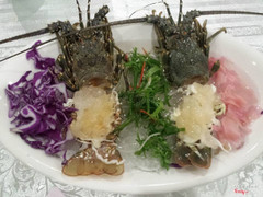 sashimi tôm hùm