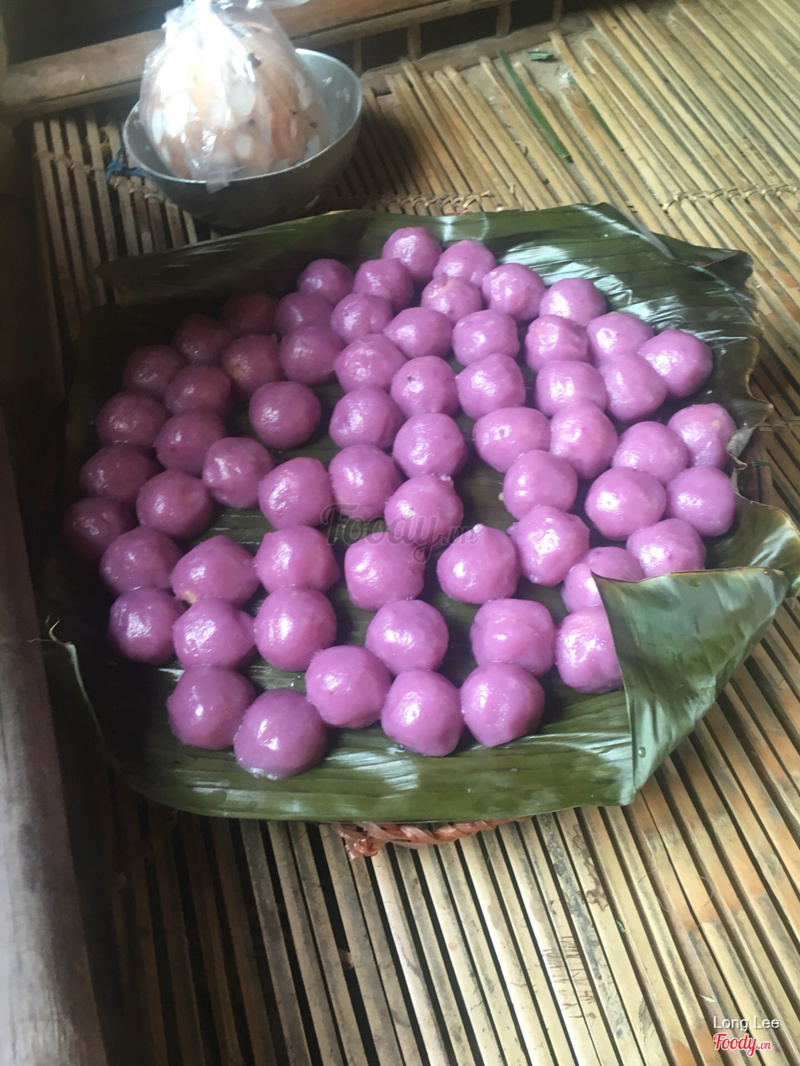 B&#225;nh khoai t&#237;m ( khoai mỡ ) : 5000 vnd / 1 c&#225;i