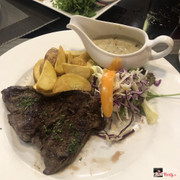 Rib-eye rau củ
