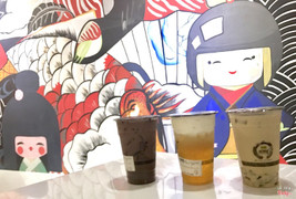 Trà sữa Hokkaido, Trà hoa anh đào kem mặn, Socola Aomori