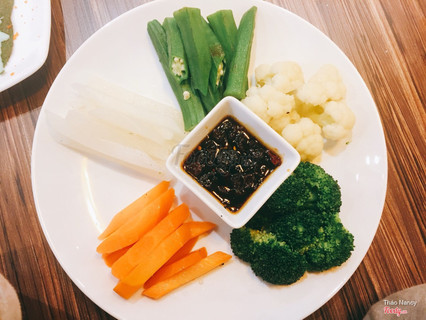 Rau củ quả chấm kho quẹt