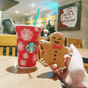 Bánh quy Giáng Sinb + đồ uống
