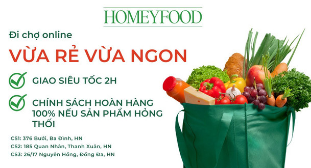 Homey - Hoa Quả & Rau Củ Sạch - Vĩnh Phúc