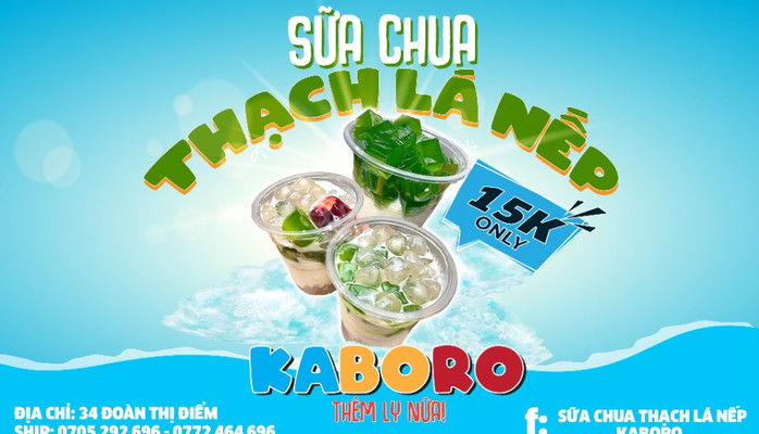 KABORO - Sữa Chua Thạch Lá Nếp