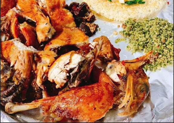 GÀ TA BẾN TRE NƯỚNG MUỐI SẢ CƠM CHÁY - NGUYỄN GIA TRÍ