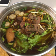 Thai beef soup