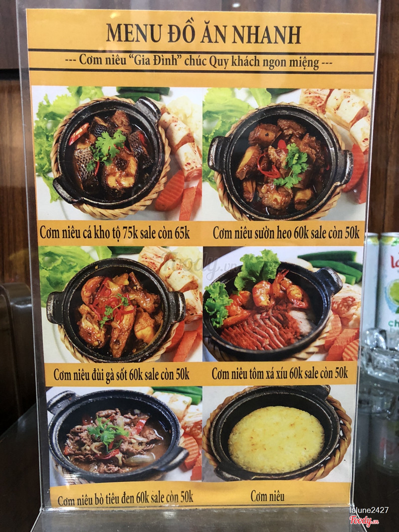 Đúng là 1 trời 1 vực so với ảnh menu ha