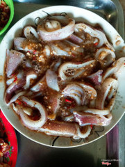 Mực nướng chảo 120k