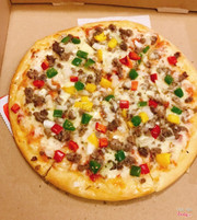 Beef pizza