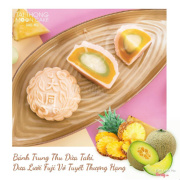 Bánh trung thu vỏ tuyết Dứa Taki và Dưa Lưới Fuji Thượng Hạng - taithong.com.vn