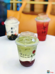 Trà Xanh Matcha Đậu Đỏ