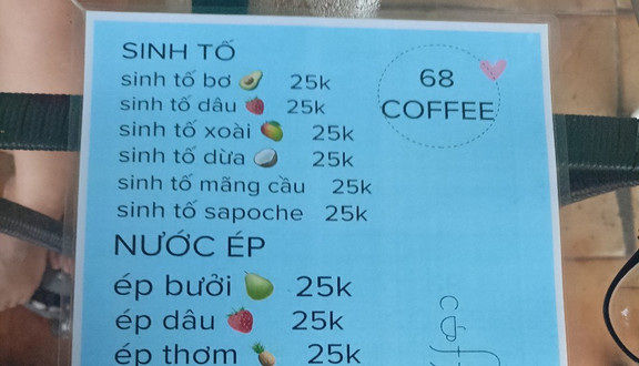 Cafe68 - Cafe & Nước Ép - Liên Tỉnh 5