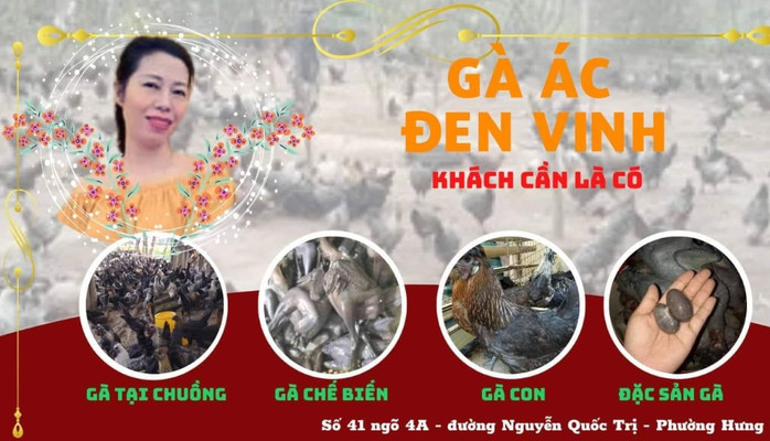 Gà Ác Đen Vinh - Gà Tần, Gà Tươi Sống & Gà Chế Biến Sẵn - 41 Ngõ 4A Nguyễn Quốc Trị