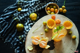 Soda quýt bạc hà