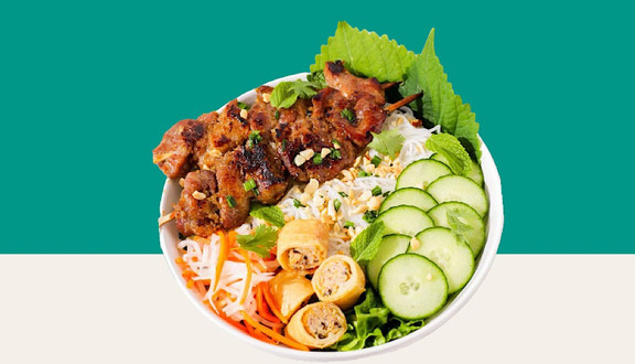 Bún Thịt Nướng Tiểu Bảo - Bàn Cờ