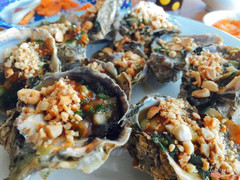 hàu nướng mỡ hành