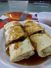 Trứng chiên rau củ thịt ngon