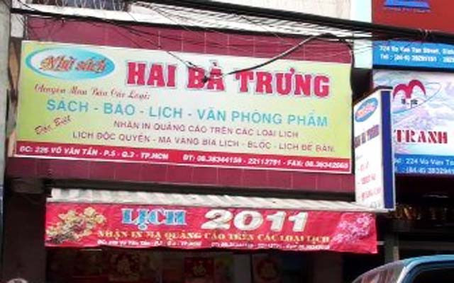 Nhà Sách Hai Bà Trưng - Võ Văn Tần