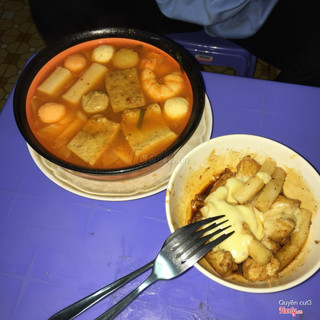 mì kimchi với gà tok mật ong
