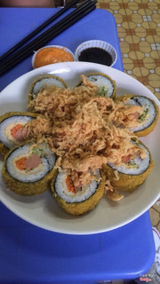 kimbap chiên chà bông 