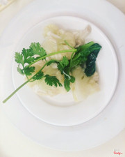 Cải rổ với thịt cua