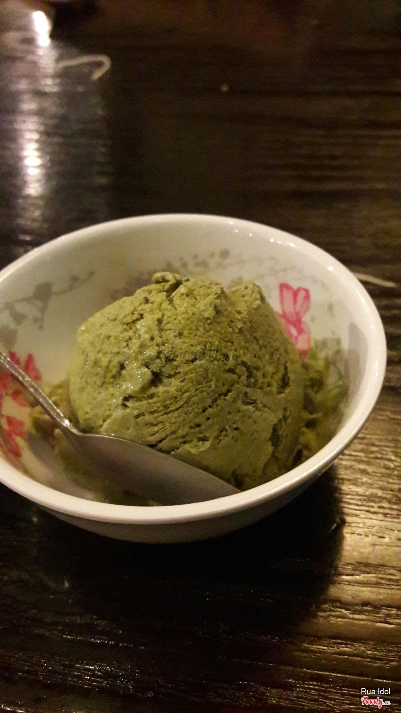 Tráng miệng kem matcha