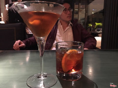 Manhattan and negroni