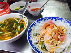 bún mắm + bánh canh