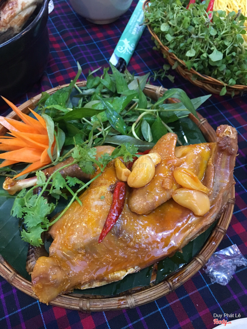 gà hấp mắm nhĩ