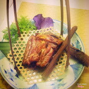 sườn nướng quế