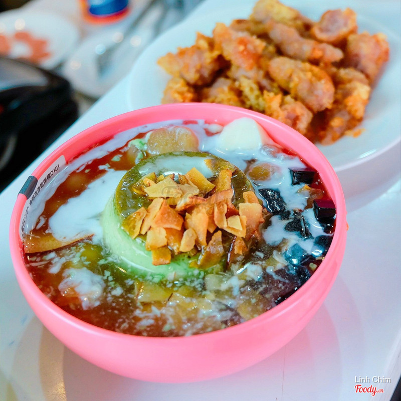 Tào phớ caramel trà xanh