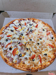 Pizza big size 4 vị thap cam 