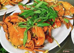 Cua gạch hấp sả