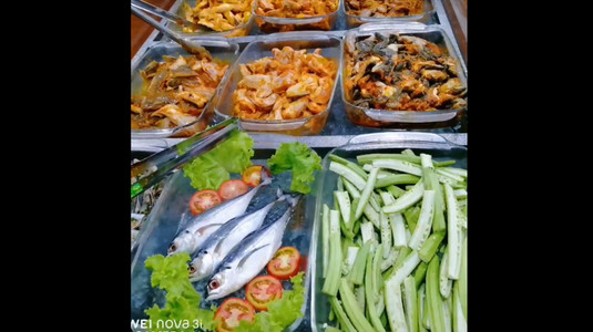 THỰC ĐƠN PHONG PHÚ TRÊN 60 MÓN : NƯỚNG NGON, LẨU VÀ ỐC CHẢO NỮA NHẺ