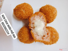 Nem chua nhân phô mai : 120k/ hộp 20c chưa chiên