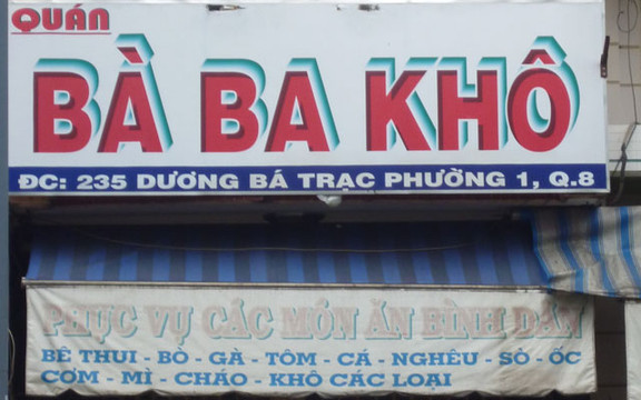 Bà Ba Khô