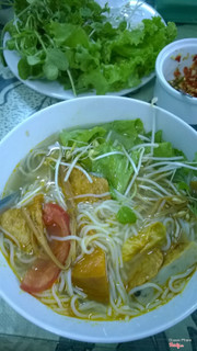 bún chả cá chiên 25k