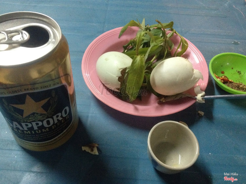 Hột vịt lộn hấp@[#SapporoPremiumBeer](0:188774)