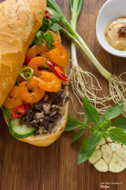 bánh mì sa tế tôm