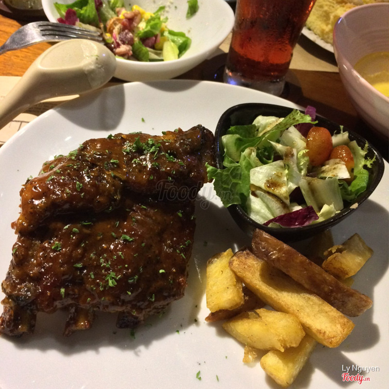 Sườn nướng sốt BBQ